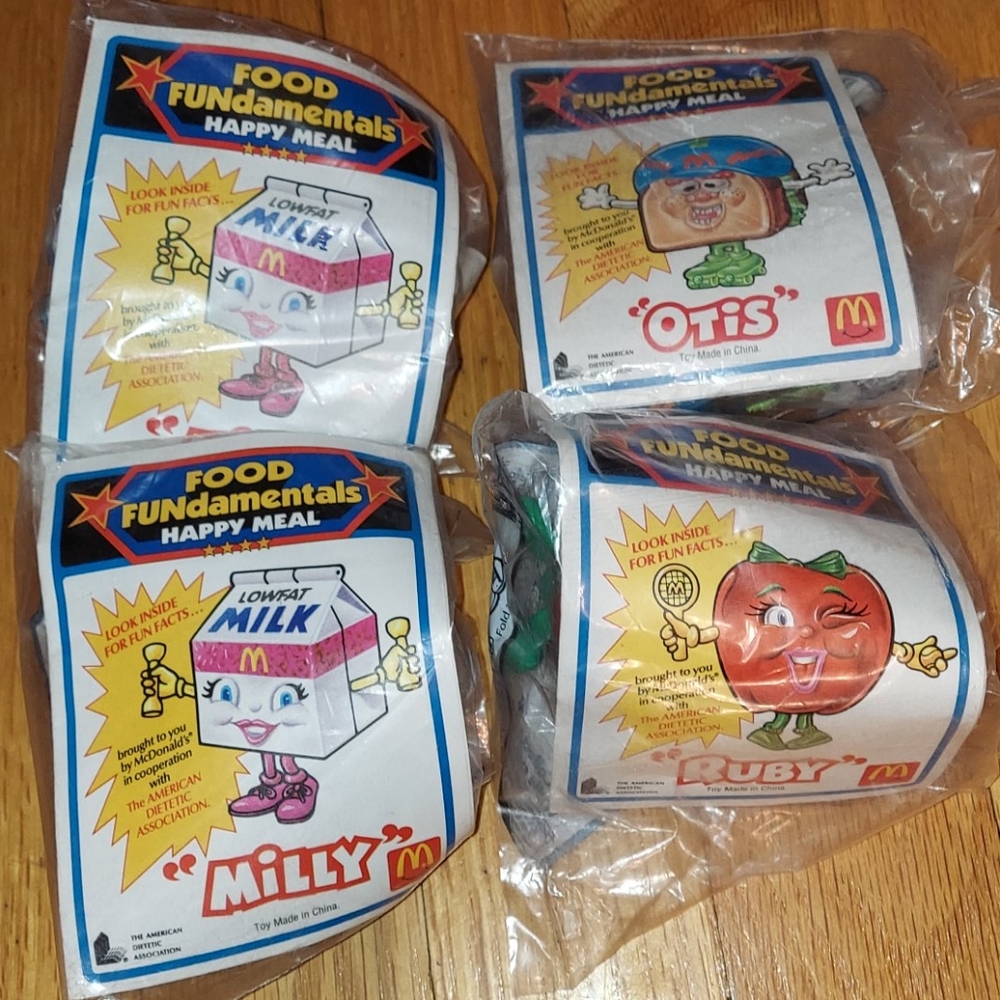 SOLD-New McDonalds Food Fundamentals toys
